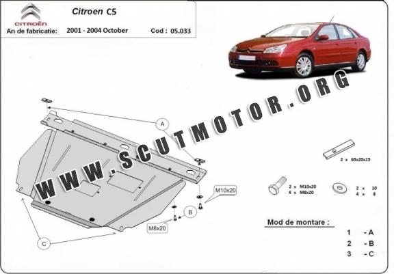 Scut motor metalic Citroen C5