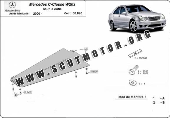 Scut cutie de viteză automată Mercedes C-Clasee W203