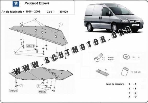 Scut motor metalic Peugeot Expert