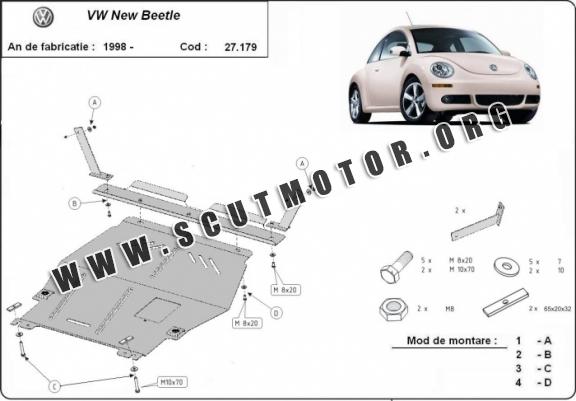 Scut motor metalic Volkswagen New Beetle