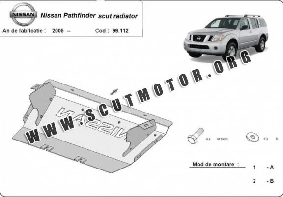 Scut radiator Nissan Pathfinder