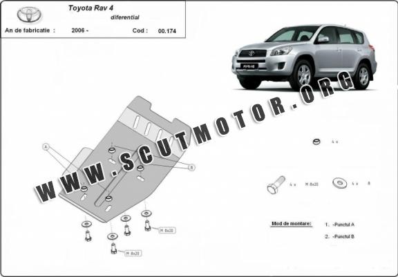 Scut diferențial Toyota RAV 4, motorizare 4x4