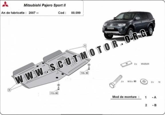 Scut cutie de viteză și diferențial Mitsubishi Pajero Sport II
