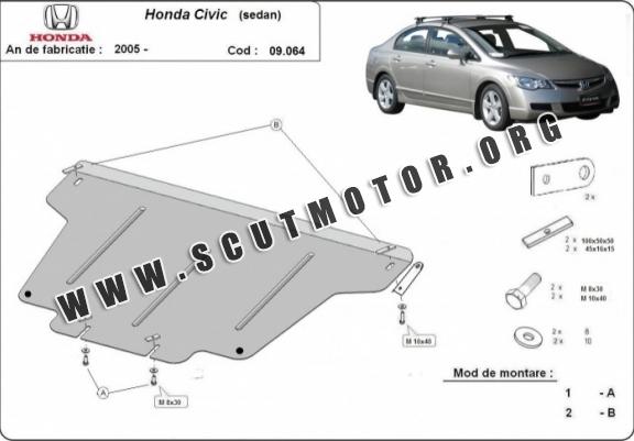 Scut motor metalic Honda Civic (sedan)