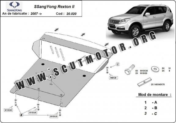 Scut motor metalic SsangYong Rexton II