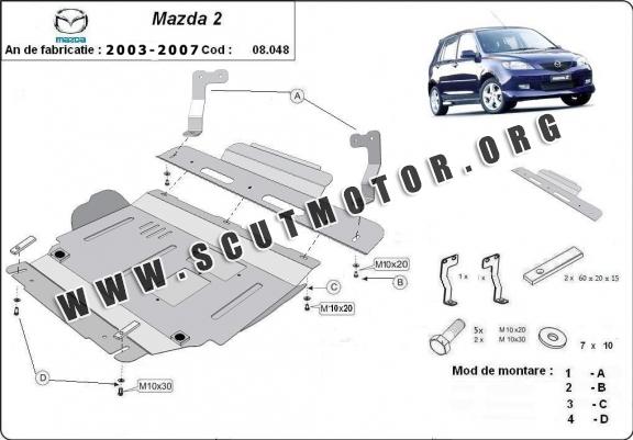 Scut motor metalic Mazda 2