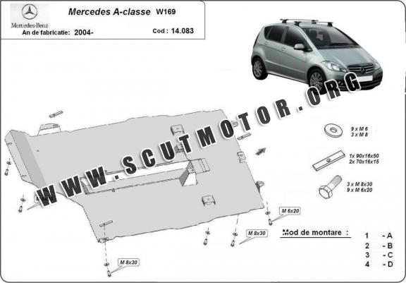 Scut motor metalic Mercedes A-Class - W169