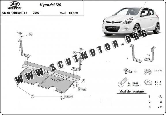 Scut motor metalic Hyundai i 20