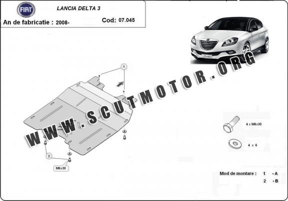 Scut motor metalic Lancia Delta 3 