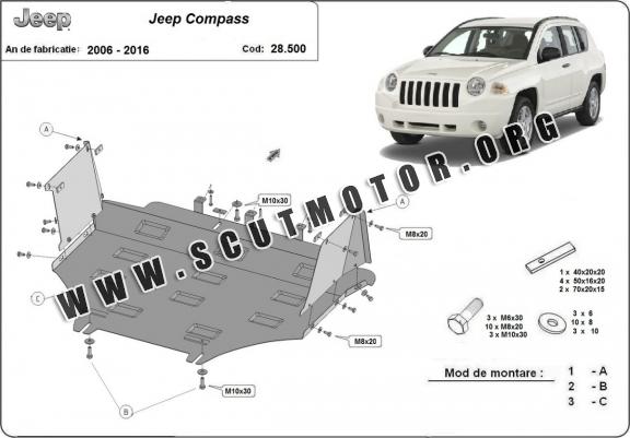 Scut Motor Metalic Jeep Compass