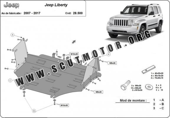 Scut motor metalic Jeep Liberty