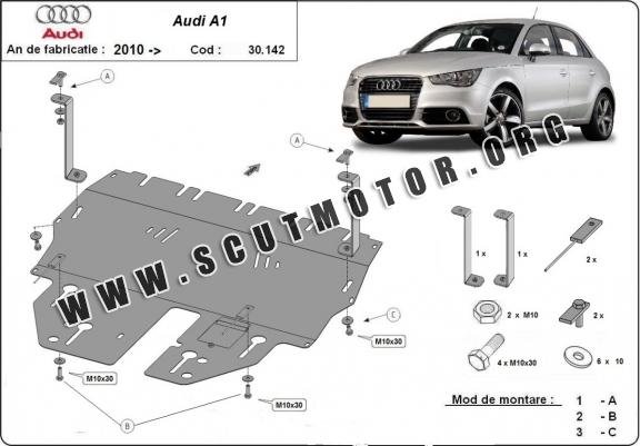 Scut motor metalic Audi A1