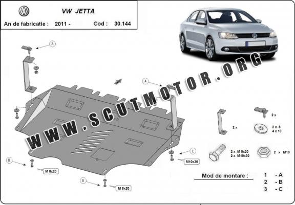 Scut motor metalic Volkswagen VW Jetta