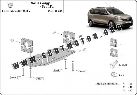 Scut Sistem Stop&GO, EGR Dacia Lodgy
