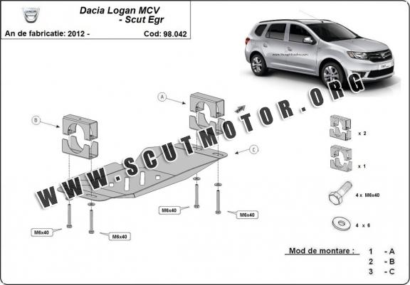 Scut Sistem Stop&GO, EGR Dacia Logan MCV