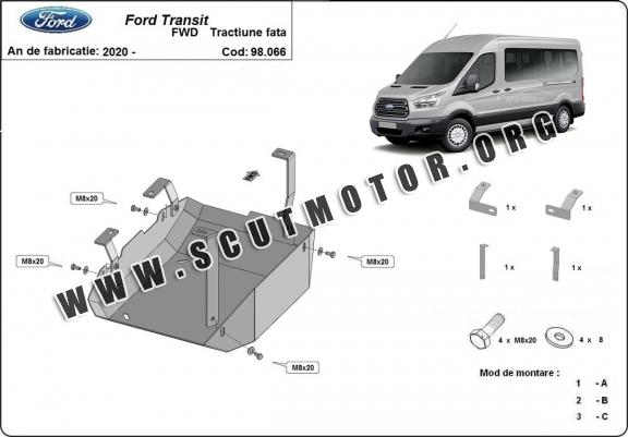 Scut rezervor  AdBlue Ford Transit - Tractiune fata