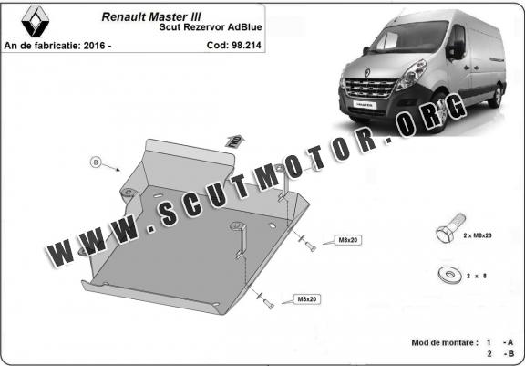 Scut rezervor AdBlue Renault Master 3 - Model 2