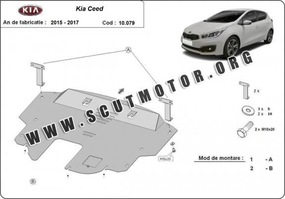 Scut motor metalic Kia Ceed 