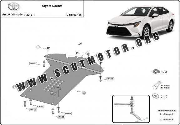 Scut antifurt catalizator pentru Toyota Corolla