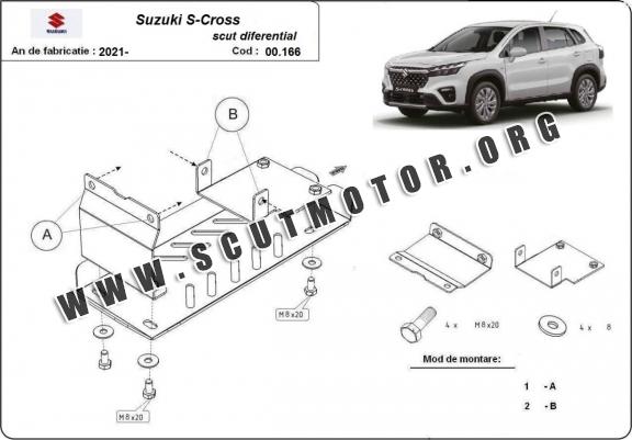 Scut diferențial spate Suzuki S-Cross
