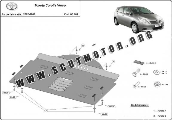 Scut antifurt catalizator pentru Toyota Corolla Verso