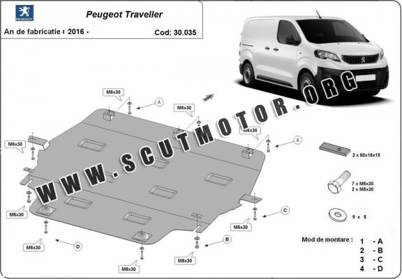 Scut motor metalic Peugeot Traveller