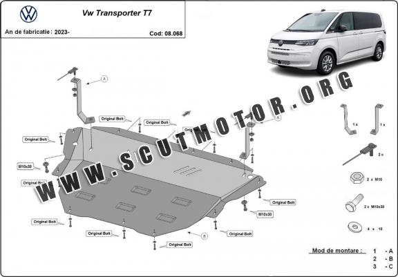 Scut motor metalic Volkswagen Transporter T7