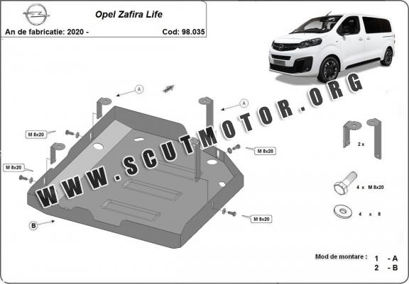 Scut rezervor AdBlue Opel Zafira Life